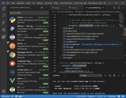 Visual Studio Code interface window