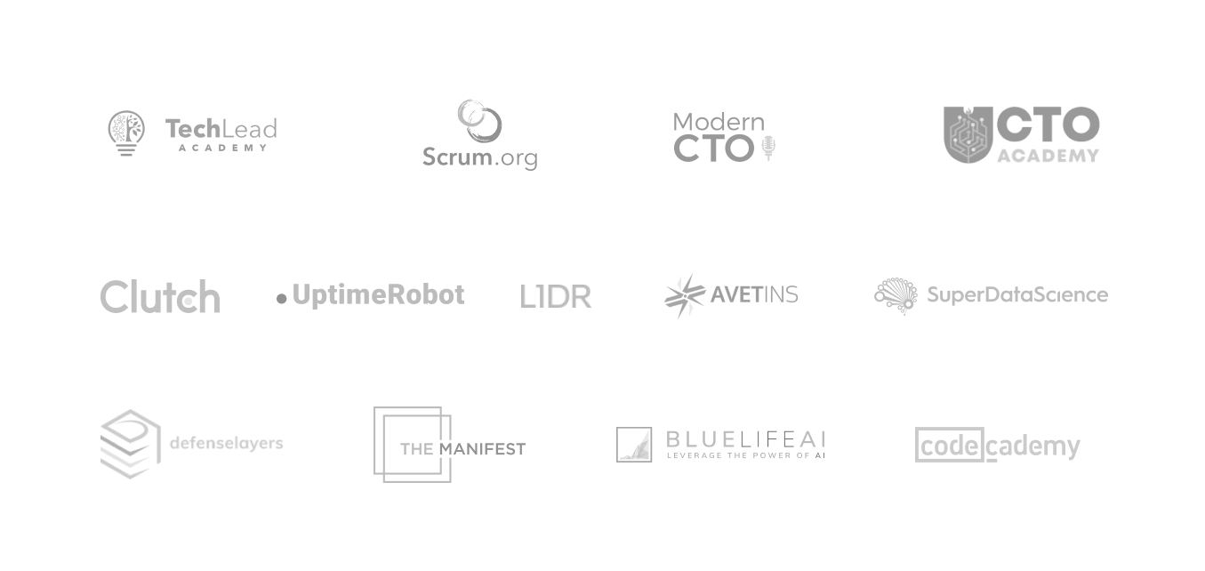 Logos of CTO Survey 2021 partners
